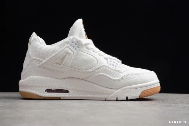 x 4 Air AO2571-100 Levi's 'White' Jordan 0614